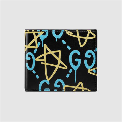 black gucci wallet for men|gucci ghost men's wallet.